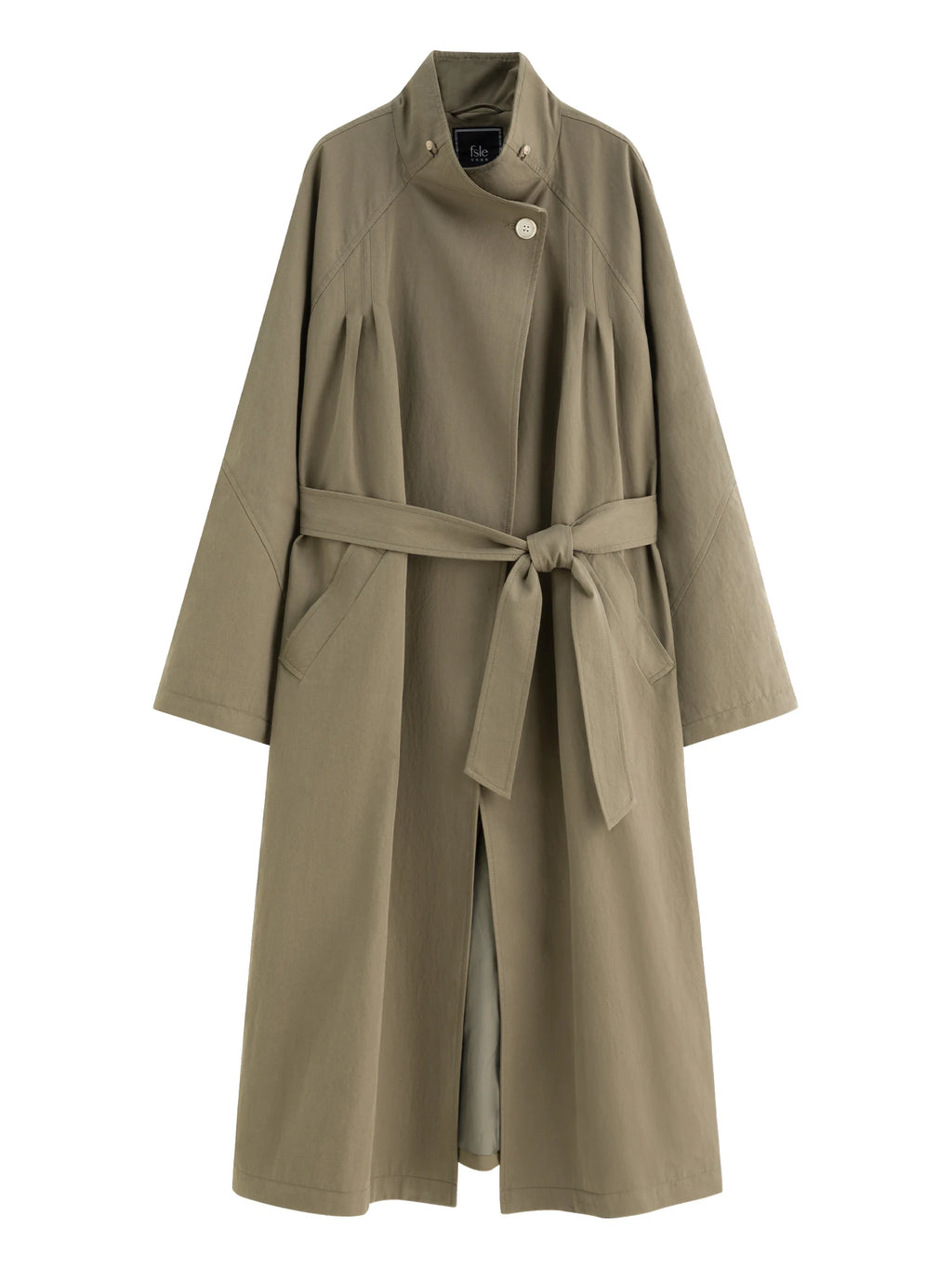 FSLE 【Premium Series】Casual Contrast Color Women's Windbreaker 2025 Autumn New Arrival Drop Shoulder Jacket