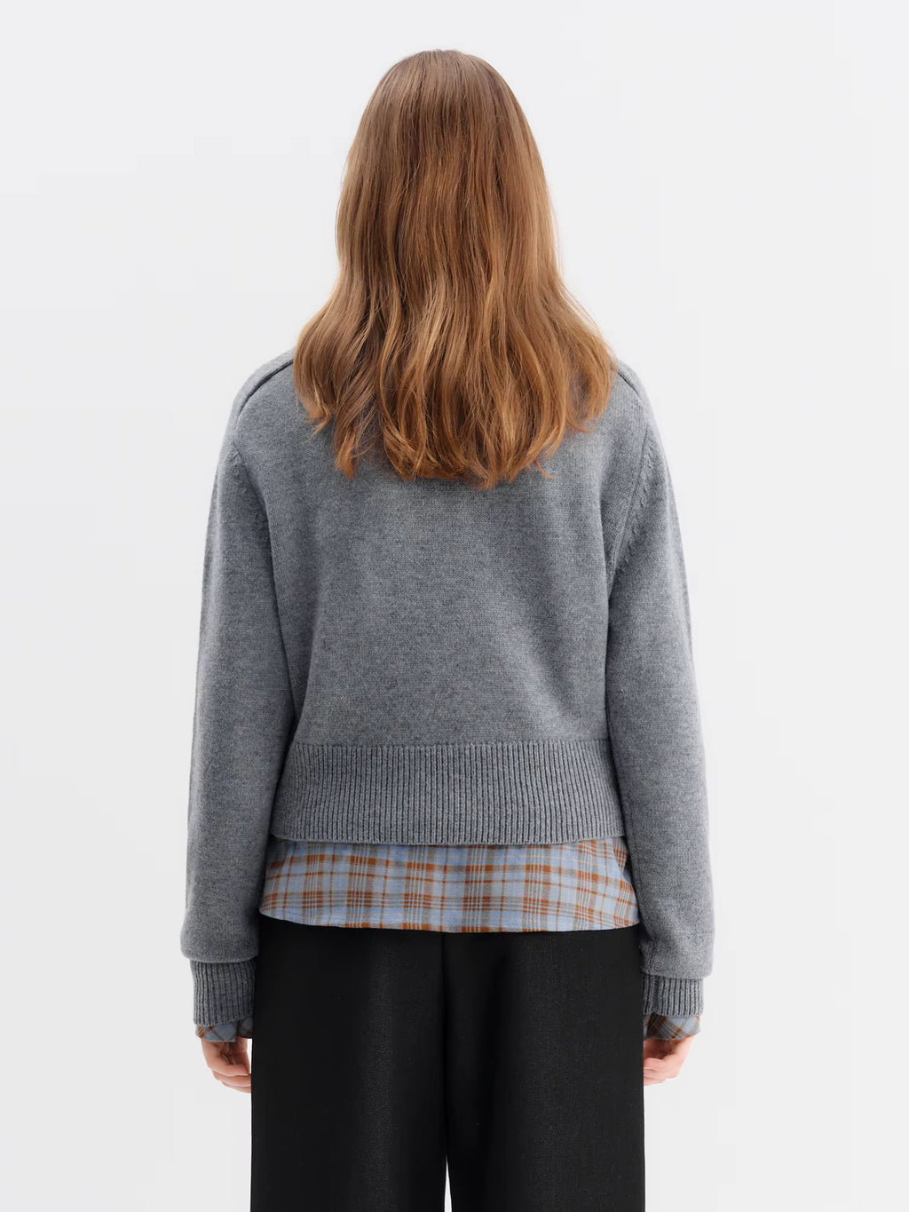 2025 Winter Women's V-Neck Loose Knit Sweater Oversized Pullover Soft Wool Blend Top Cozy Fall Fashion Casual Long Sleeve