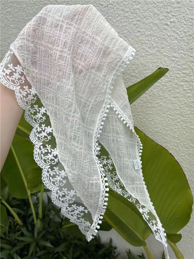 Korean Ins Lace Hair Scarf