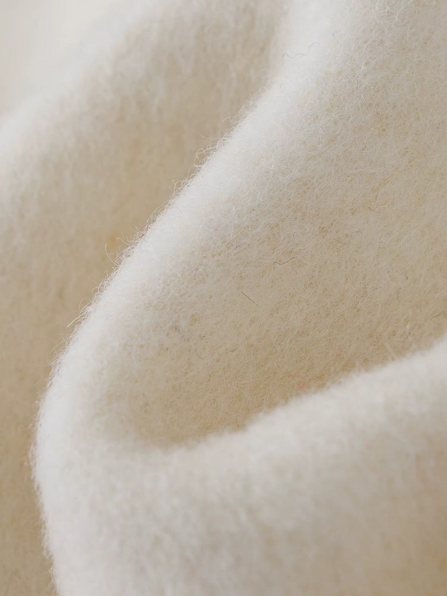 Plus Size Women's Design Forward Double Faced Wool Trench Coat with Detachable Scarf Collar 100% Sheep Wool With Scarf