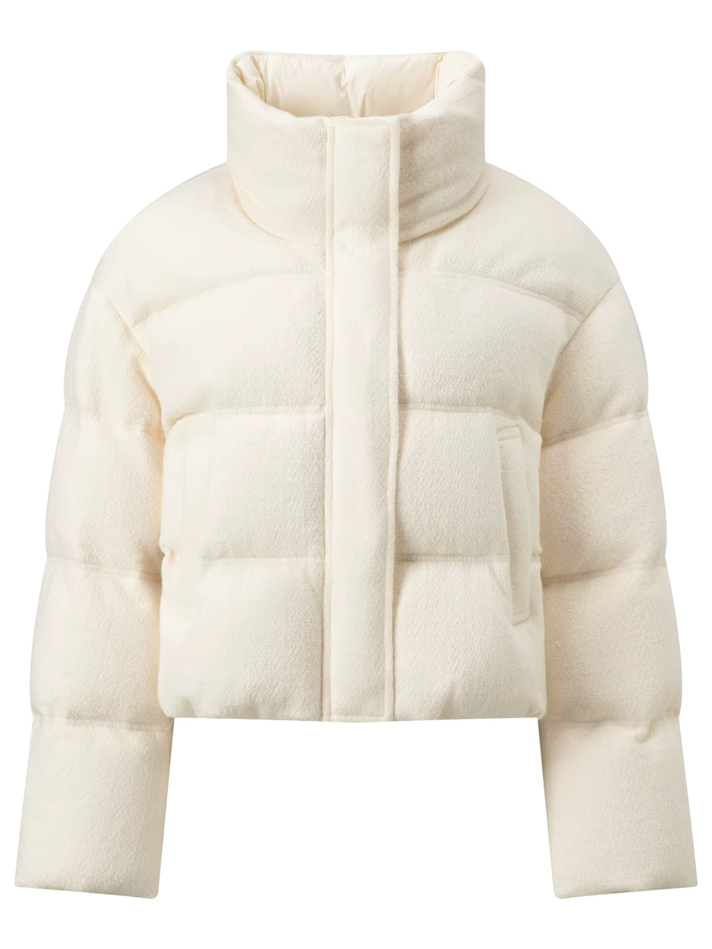 Short Knit Fabric Down Jacket Women Stylish Design Winter Outerwear 2025 Autumn Winter New Arrival Collection Down Coats