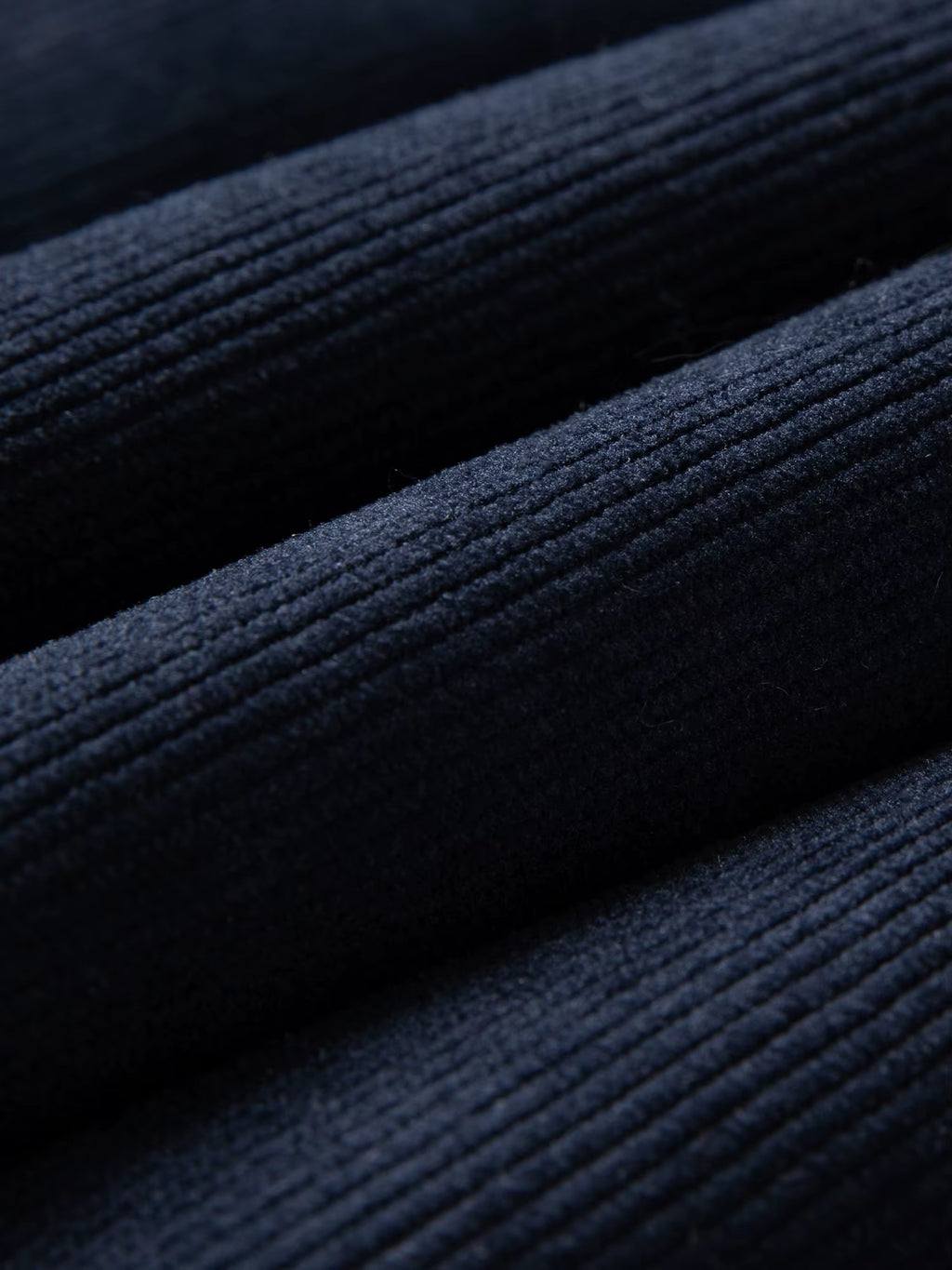 Plus-Size Women's Shearling Collar Corduroy Lined Mid-Classic Blue Tone Jacket Fall-Winter 2025 New Arrival Coat Jackets