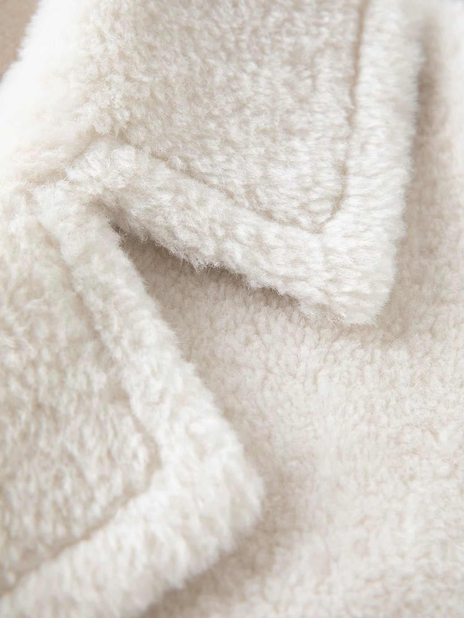 Women's Suede Faux Fur Lamb Wool Coat Turn Down Collar 2025 Winter New Style Coat Furry Coat Simple Solid Commuting