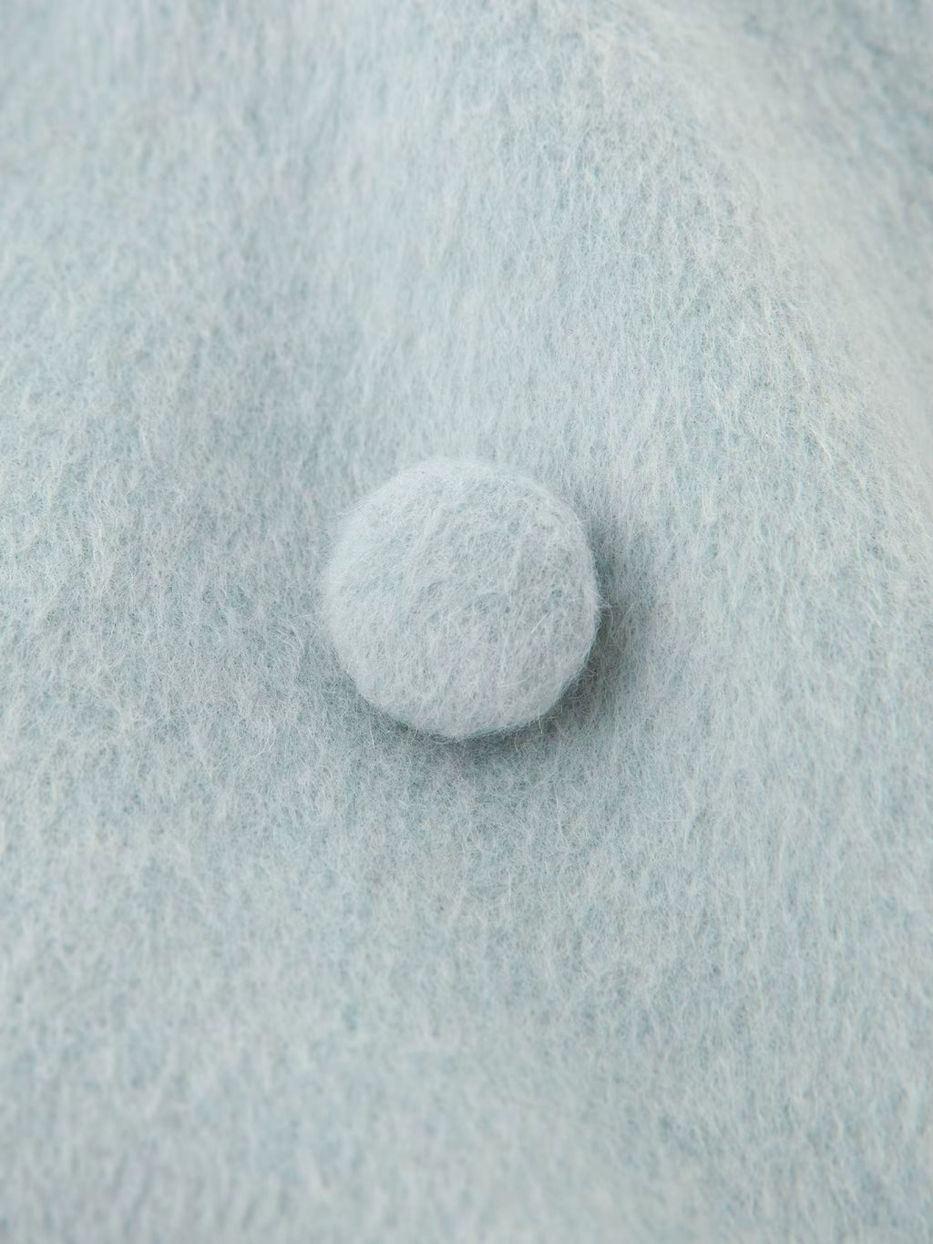 Winter 2025 Women's One Button Wool Blend Coat - Minimalist Korean Inspired Double Faced Texture for Casual Elegance