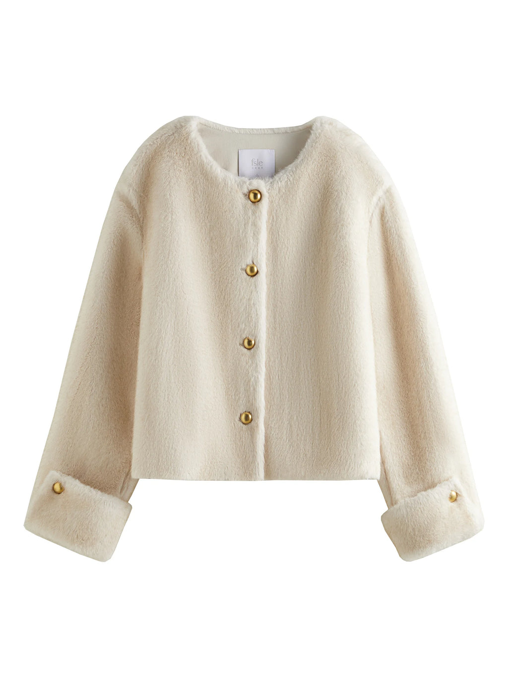 FSLE Cute Warm Coat Fashion Elegant Jacket For Women 2024 Winter New Design Short Versatile Chic Casual Female Jacket 24FS14507