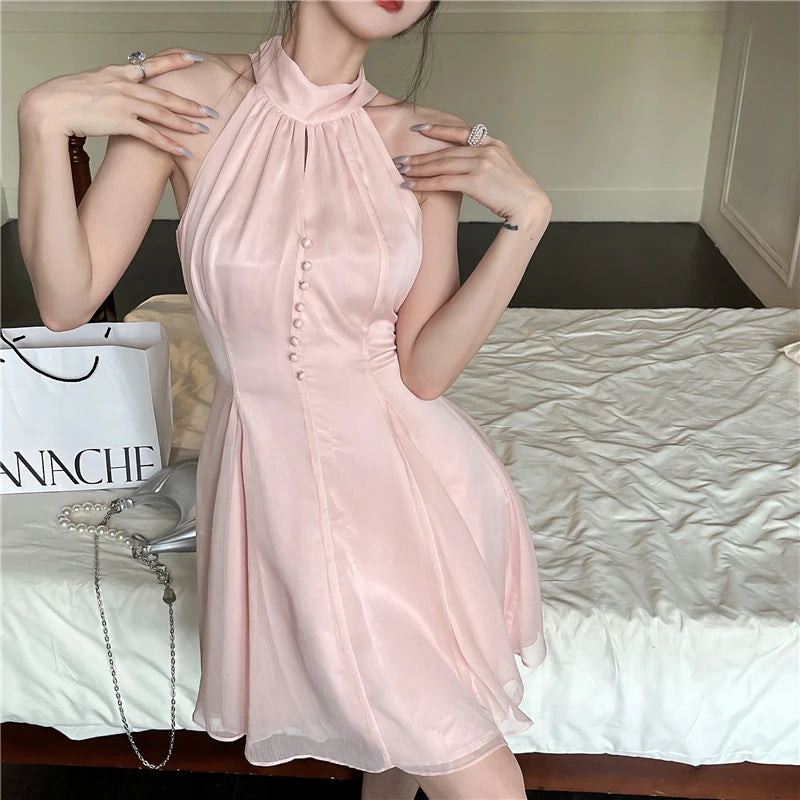 Dresses for Women 2023 Y2k Vintage Dress Chic Woman Evening Dress Korean Fashion Women's Summer Elegant Party Sexy