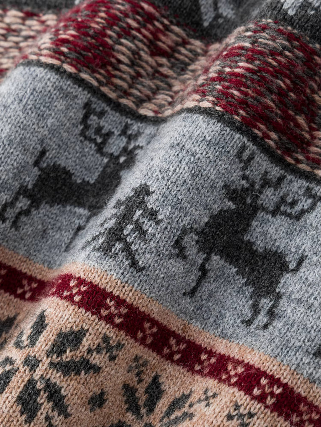 Christmas Sweater Women's Fair Isle Pattern Long Sleeve Knit Cardigan 2025 Winter Wool Blend Sweater Cozy Chic Casual