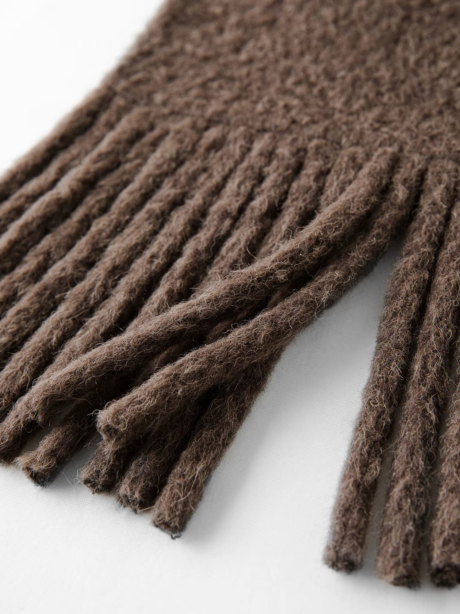 【Premium Series】Women's Long Wool Blend Overcoat with Detachable Scarf - Elegant Winter Coat for Business Casual