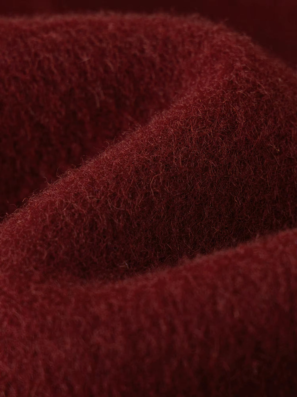 Plus Size Women's Design Forward Double Faced Wool Trench Coat with Detachable Scarf Collar 100% Sheep Wool With Scarf