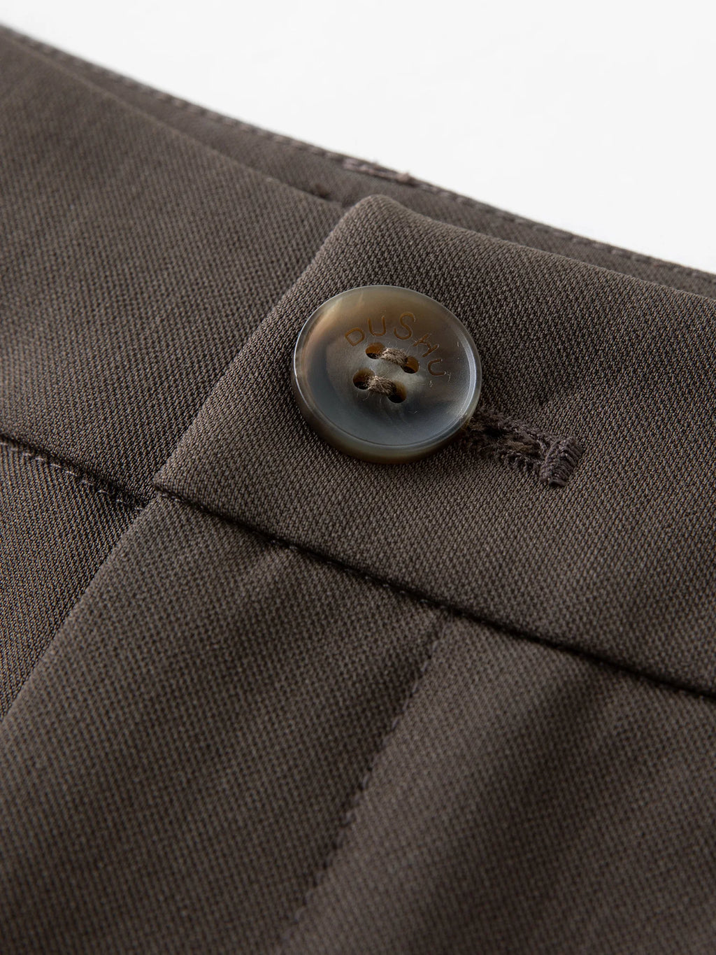 DUSHU Autumn 2025 Women's Wide Leg Trousers - Structural Seam Detail Horizontal Pocket Office Casual Pants with Relaxed Fit