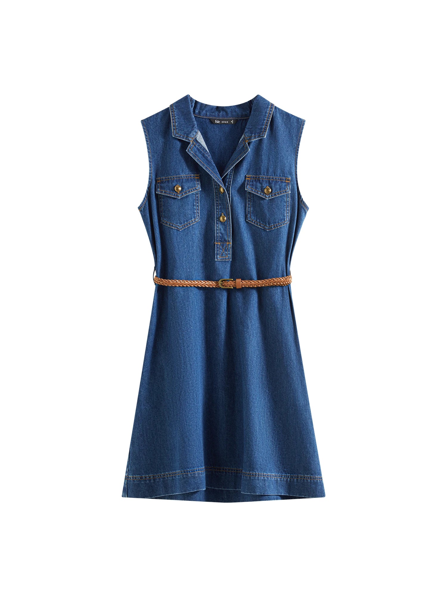 FSLE 2025 Summer French Lace Checkered Layered Collar Blouse Casual Office Linen-Blend Slim Fit Women's Top
