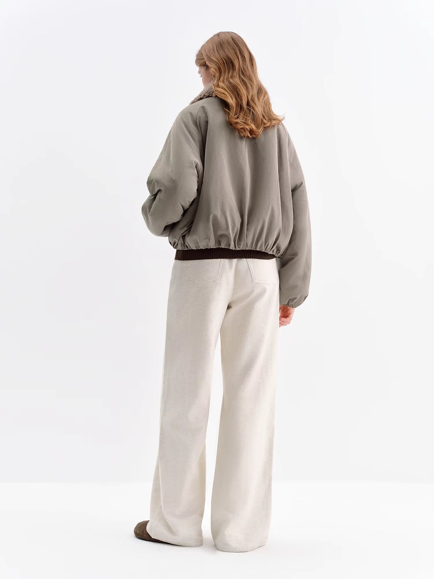 Cropped Fur Coats Women Turn Down Collar New Korean Style Loose Fit Reversible Fur Top Streetwear Chic Simple Stylish