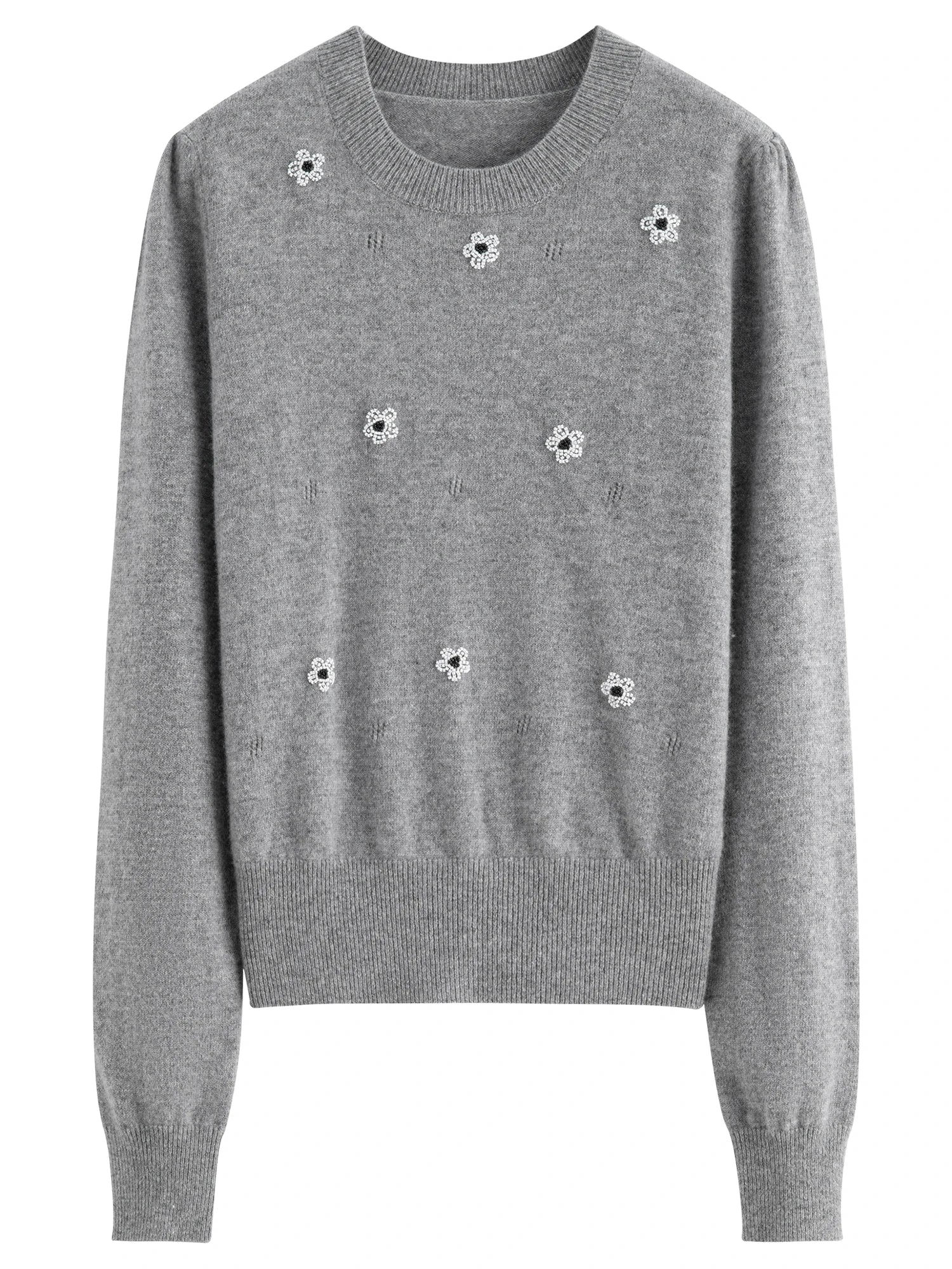 FSLE Women's Cute Fresh Wool Knit Sweater 2025 Autumn Winter New Style Round Neck Long Sleeve Chic Pullover Top for Casual Wear