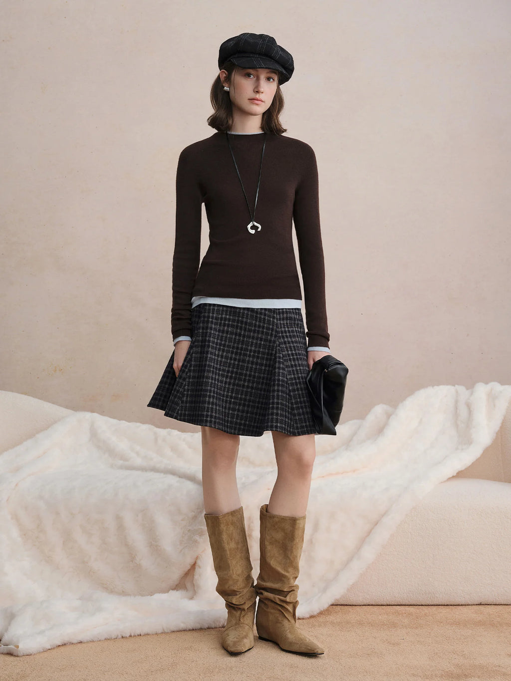 Seamless Half-high Collar Pure Wool Pullovers Women Plus Size Autumn Winter Bottoming Sweater Solid Soft Breathable Tops