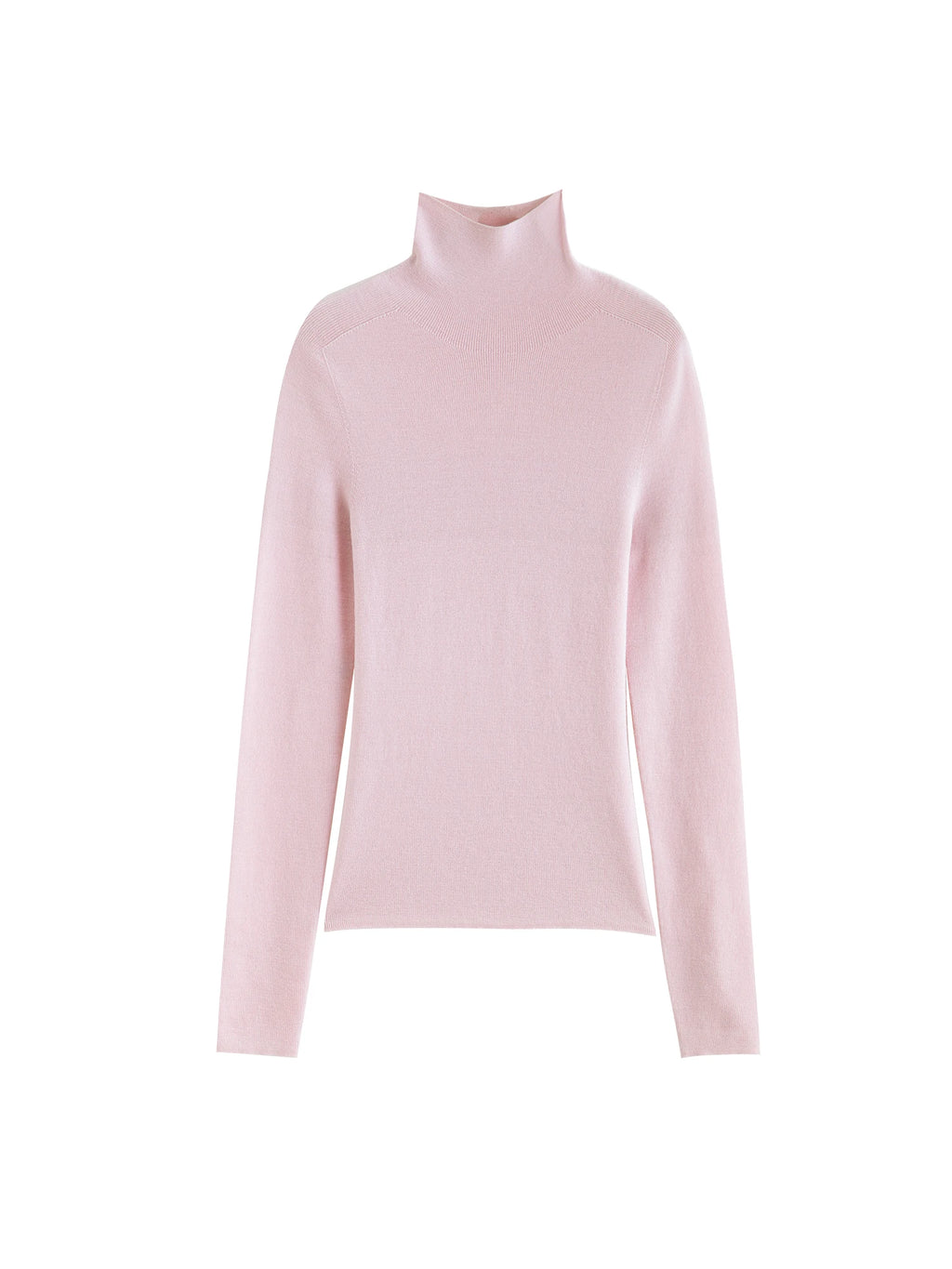 ZIQIAO Wool Sweater for Women Autumn and Winter New 18 Needle Nude Seamless Knitted Bottoming T-shirt