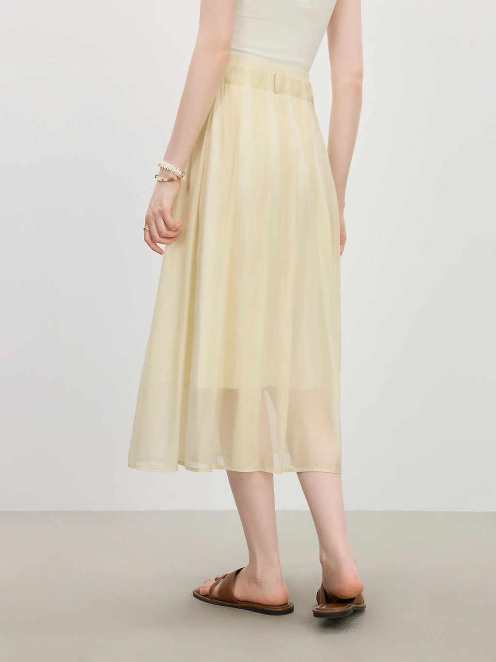 FSLE Elegant Design Three-dimensional Flower Sleeveless Top Women's skirt suit summer 2025 new style