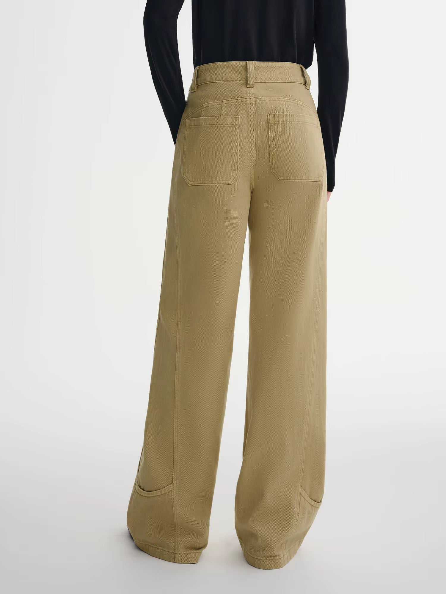 Plus-Size Women’s Deconstructivist Fashion: Baidapa Workwear Jeans 2025 Winter Wide Leg Pants Collection Winter Jeans