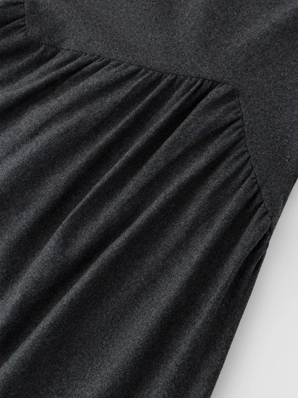 Gray Wool Sleeveless Dress Women's Winter 2025 New A-line Skirt Vest Long Dresses Unisex Ins French Style Elegant