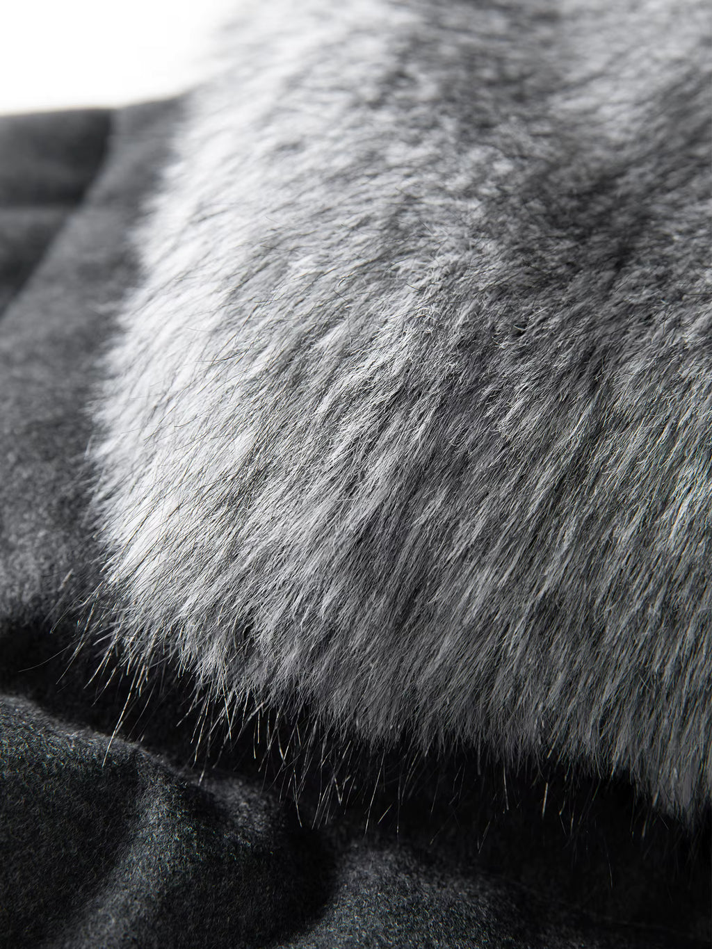 Down Jacket for Women 2025 New Winter Wool Blend Removable Fur Collar Warm Coat Lightweight Puffer Outerwear