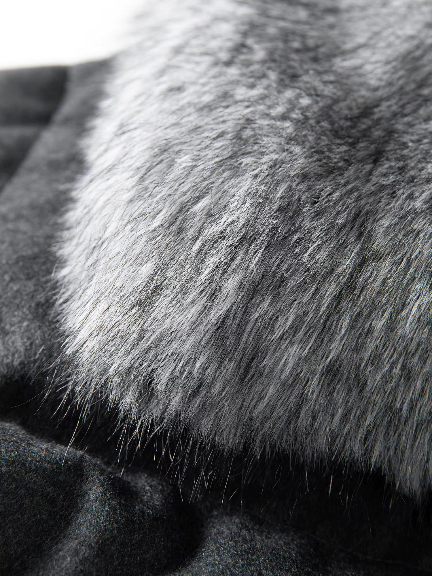 Down Jacket for Women 2025 New Winter Wool Blend Removable Fur Collar Warm Coat Lightweight Puffer Outerwear