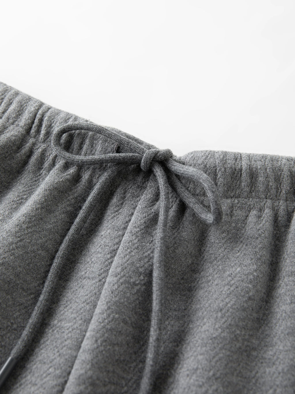 FSLE Relaxed Lazy Straight-leg Versatile Knitted Casual Pants Women Solid 2025 Winter New Slim Pants