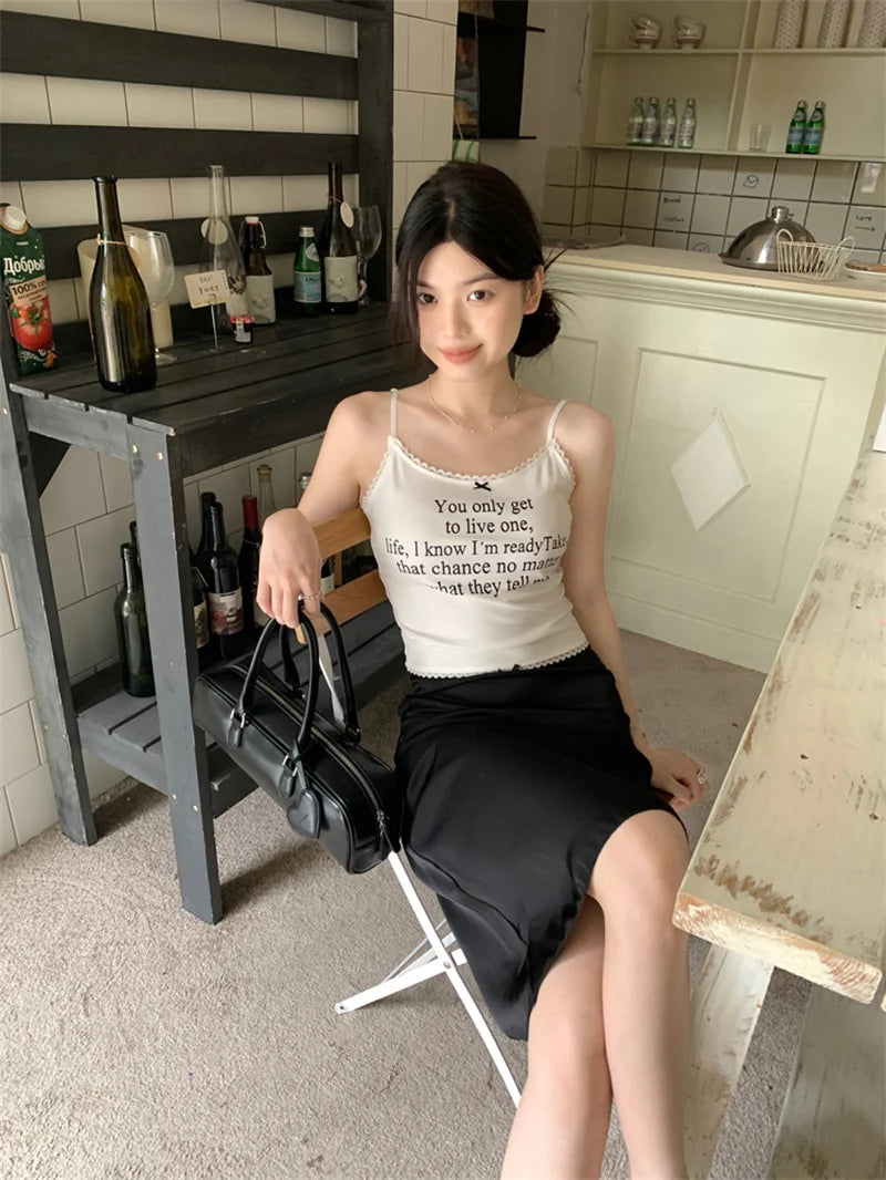 Women's Elegant Satin Mini Skirt with Bow Detail