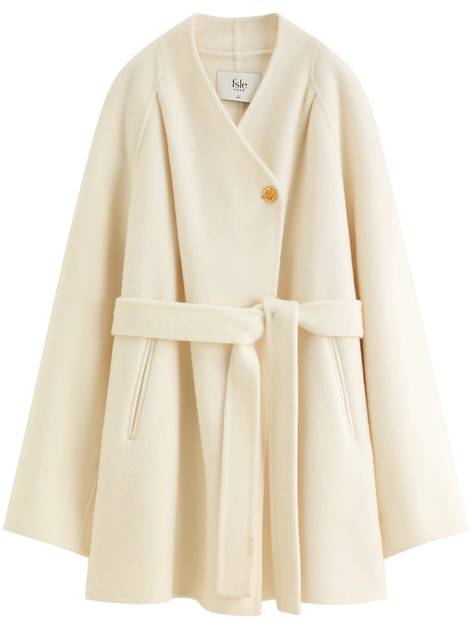 【Premium Series】 Exquisite Tweed Wool Coat Petite Women Stylish Collarless Winter Outerwear Youthful Design 2025 Winter
