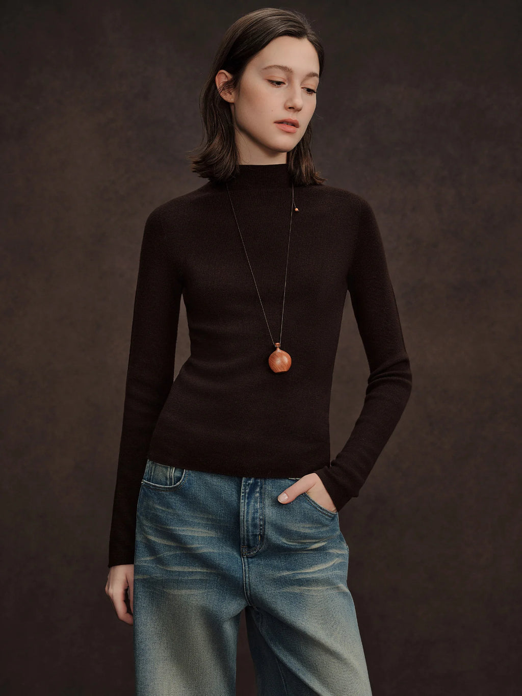 Seamless Half-high Collar Pure Wool Pullovers Women Plus Size Autumn Winter Bottoming Sweater Solid Soft Breathable Tops