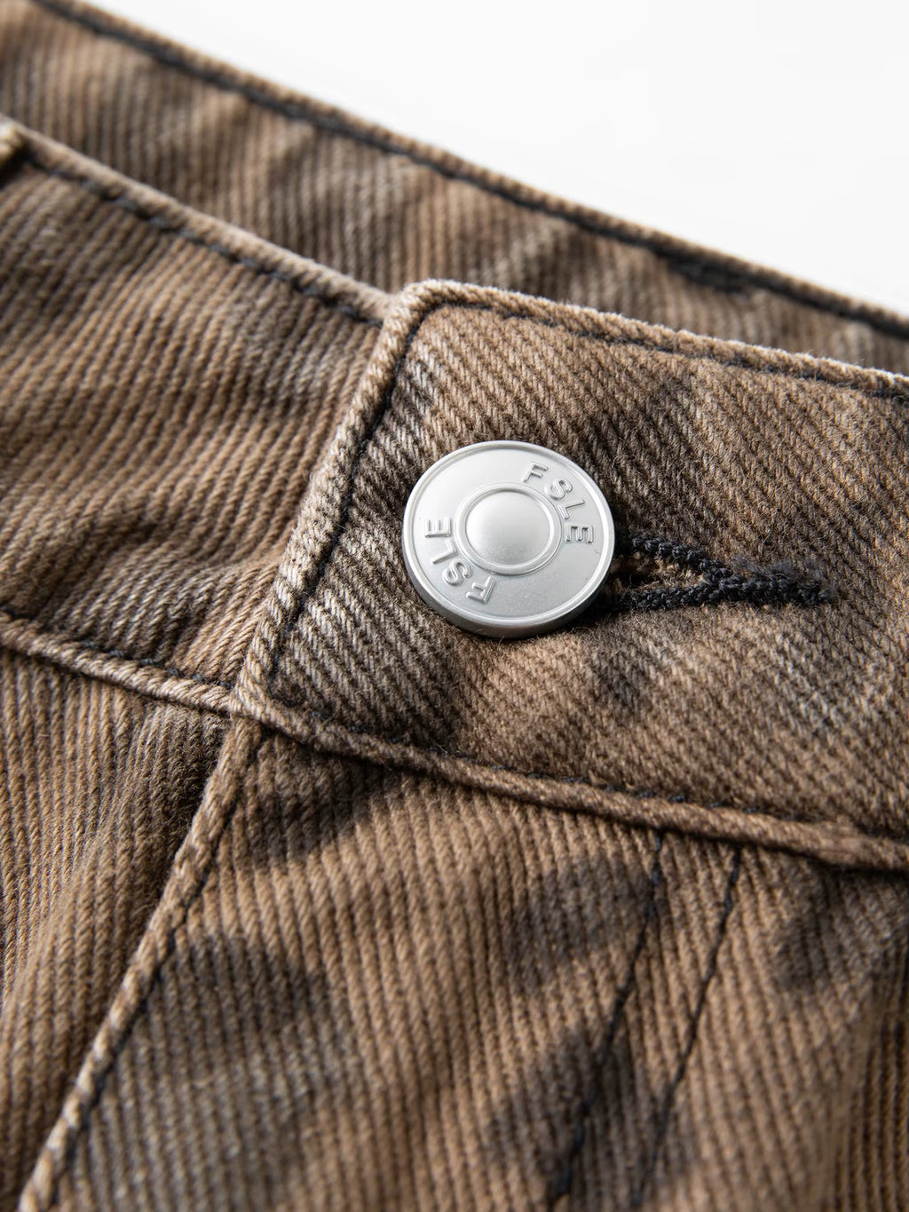 2025 New Women's Jeans Chic Brown Straight Leg Pants Cotton Washed Denim High Waist Tummy Control Slim Fit Casual Trousers