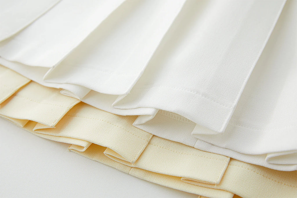 FSLE【Premium Series】Minimalism Old Money Style Acetate Sleeveless Vest Pleated Dress For Women 2025 Summer New Arrival Dress