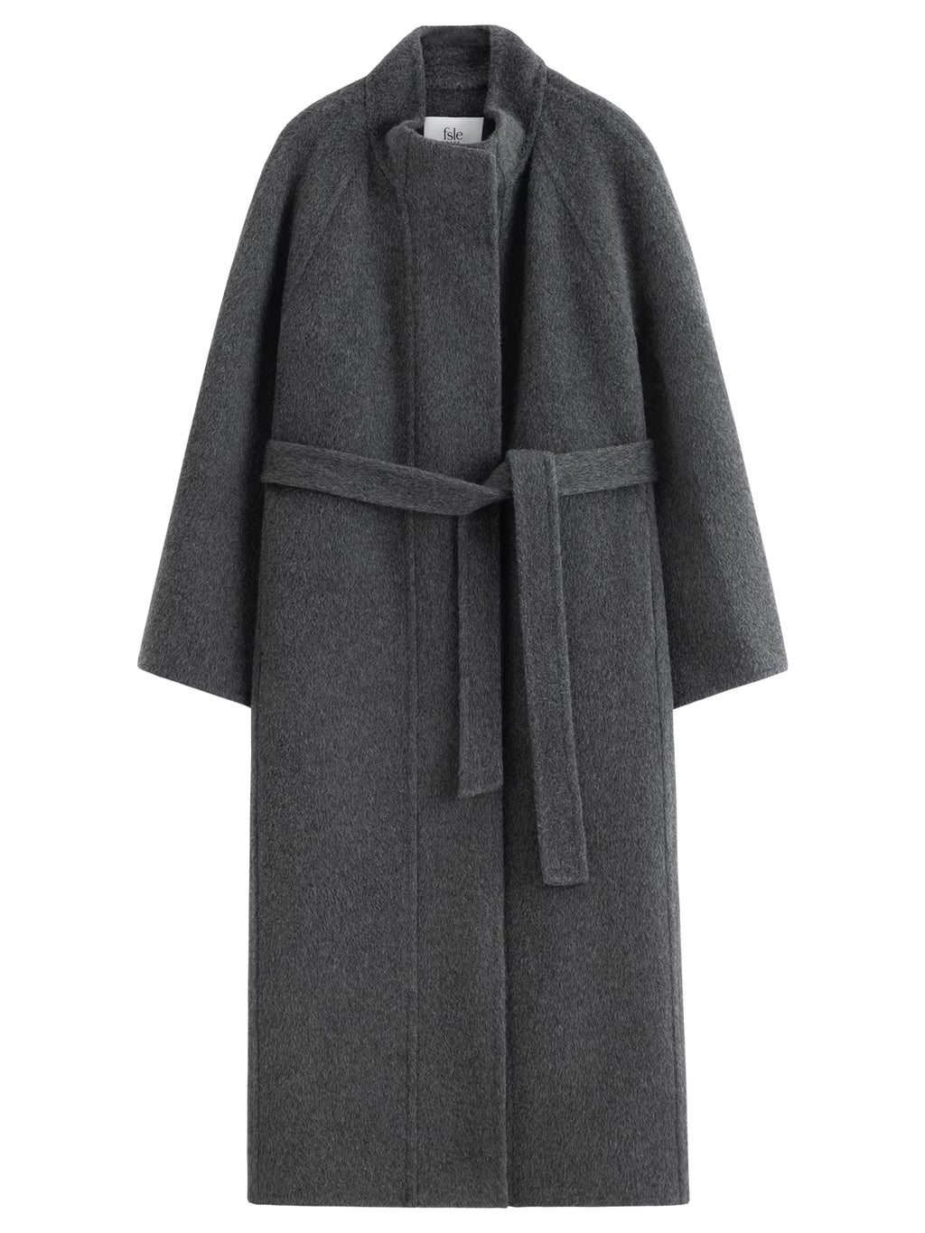 Minimalist Standing Collar Straight Cut Yak Wool Double-Faced Cashmere Coat Winter 2025 New Arrival Versatile Outerwear