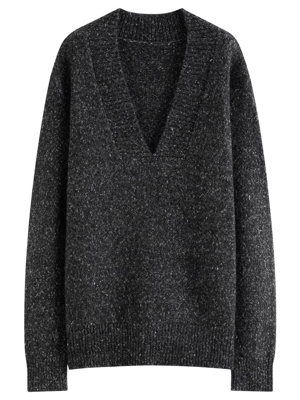 【Premium Series】Autumn Winter V-Neck Knitwear Women Yarn Dyed Cardigan Midi Skirt Two Piece Set Oversize Comfy with Scarf