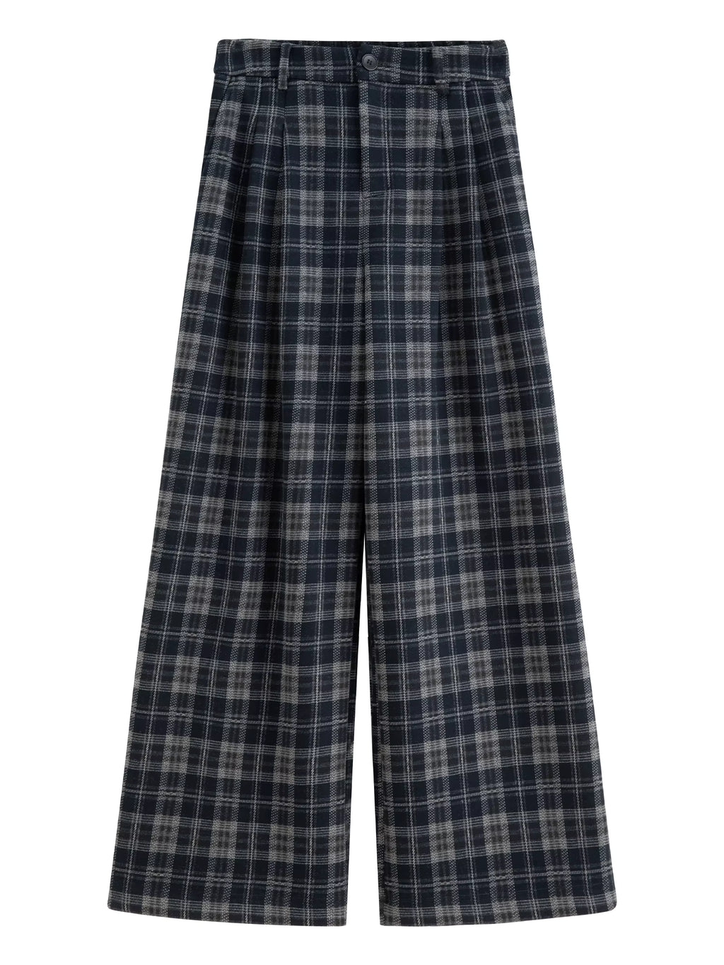 Retro Plaid Straight-Leg Casual Tros for Women Fall Winter 2025 New Arrival Petite-Friendly Casual Pants Commuting