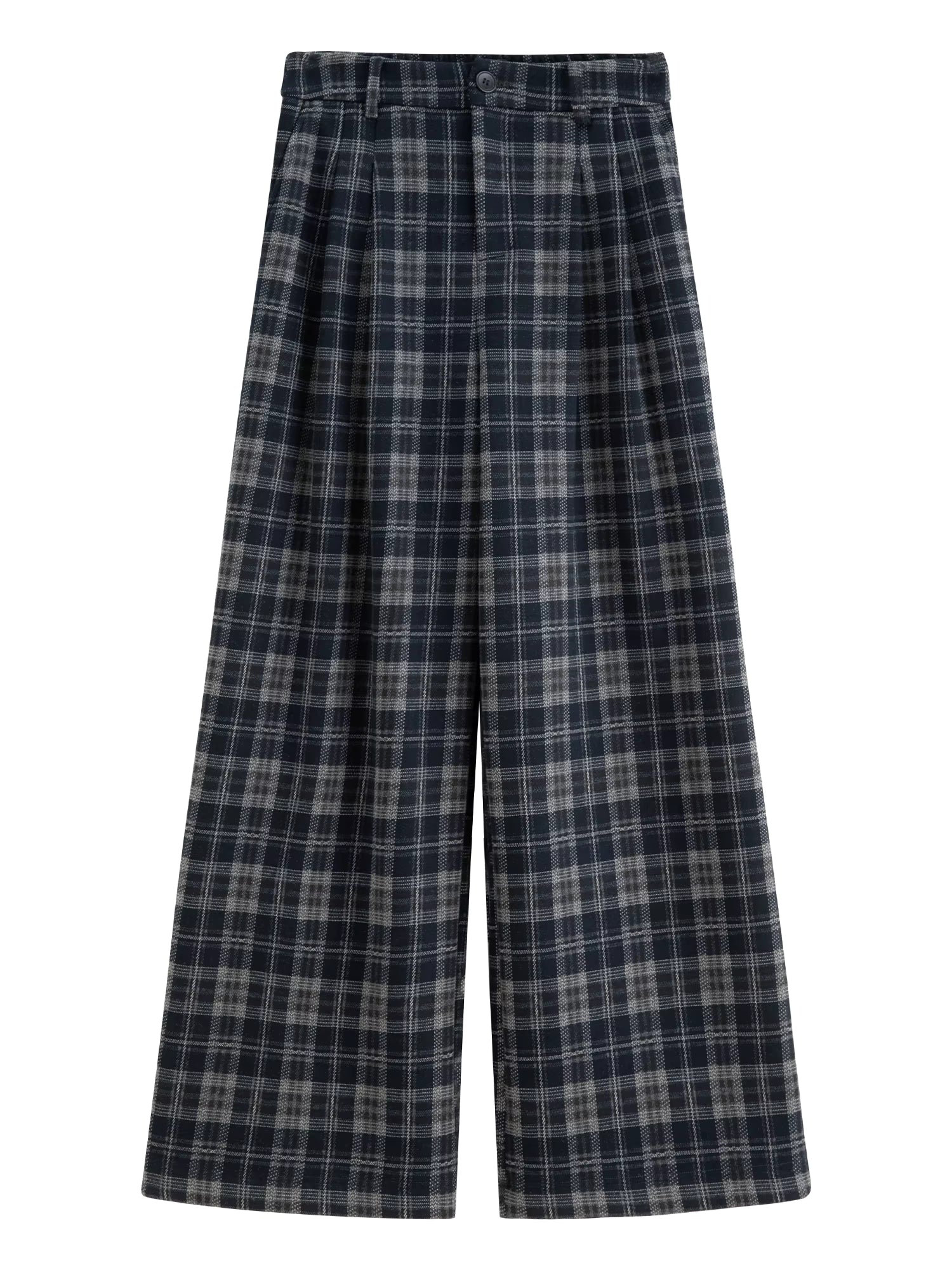 Retro Plaid Straight-Leg Casual Tros for Women Fall Winter 2025 New Arrival Petite-Friendly Casual Pants Commuting