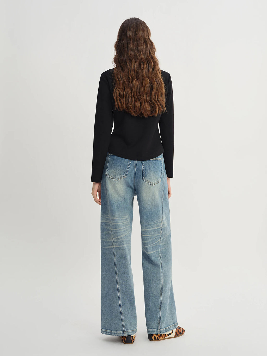 DUSHU Split Waist Zipper Lapel Top 2025 Autumn Temperament Sweatshirt Simple Women's Clothing Ins Clean Fit Commuting Outwear