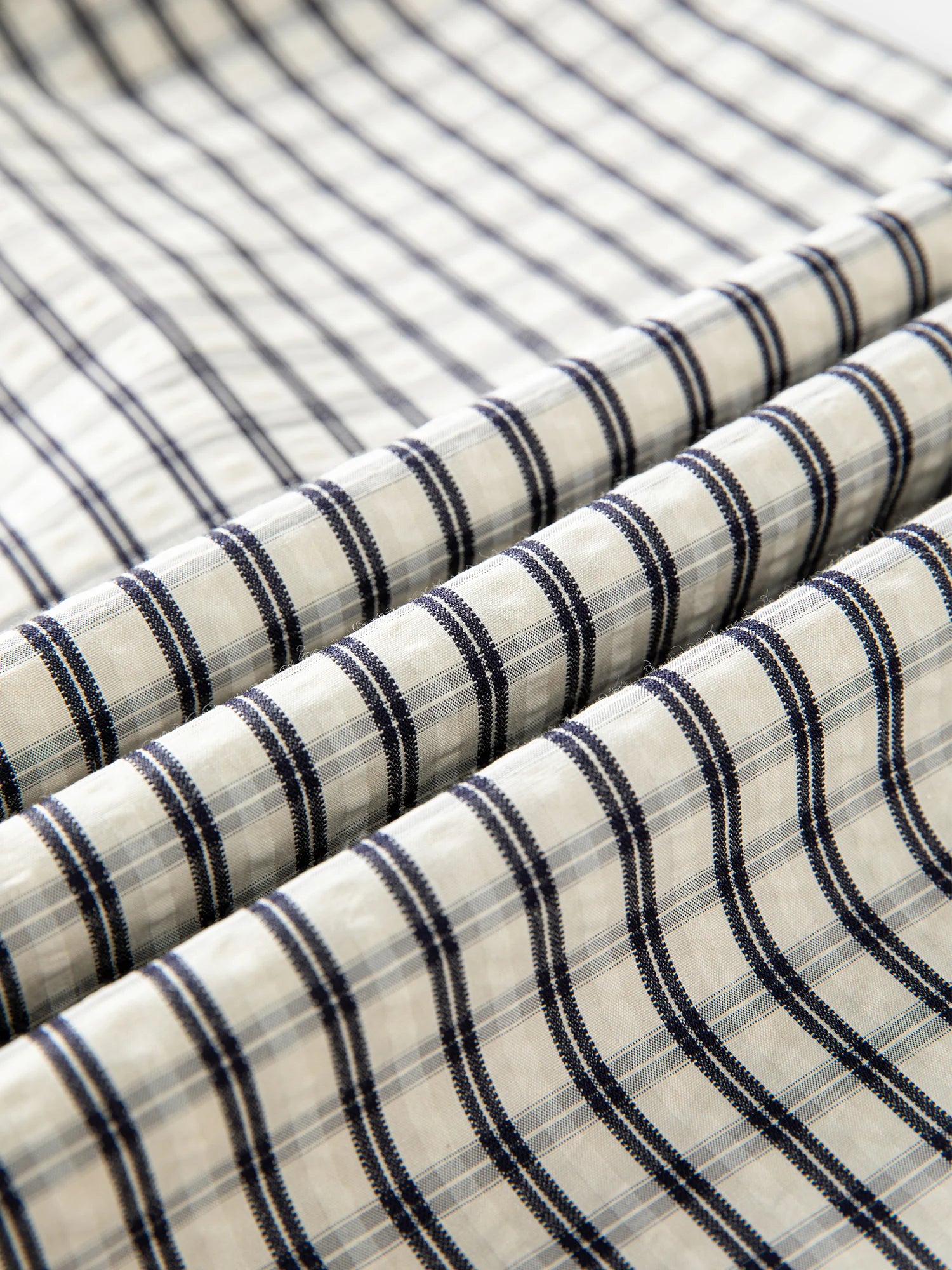 FSLE 2025 Summer Textured Relaxed Pants - Fluid Hem Midi Length Resort to Office Casual Trousers