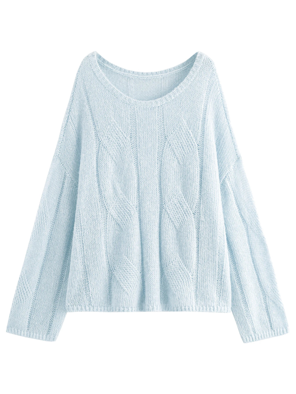 FSLE Alpaca French Lazy Cable Knit Sweater 2025 Autumn New Loose Pullover Sweater