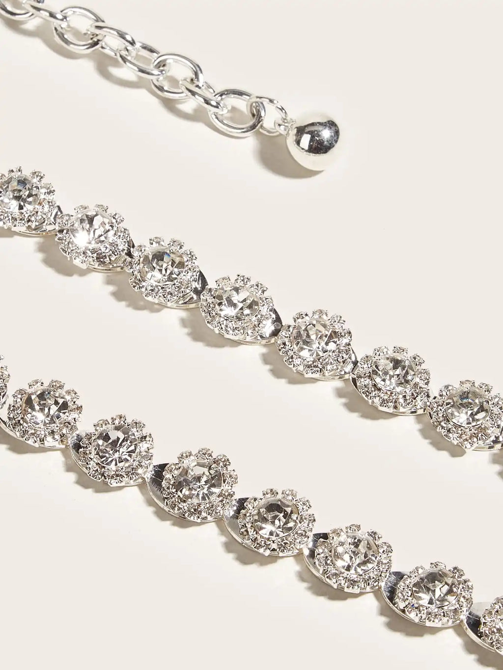 1pc Women Rhinestone Decor Luxury Belt, For Dress Decoration