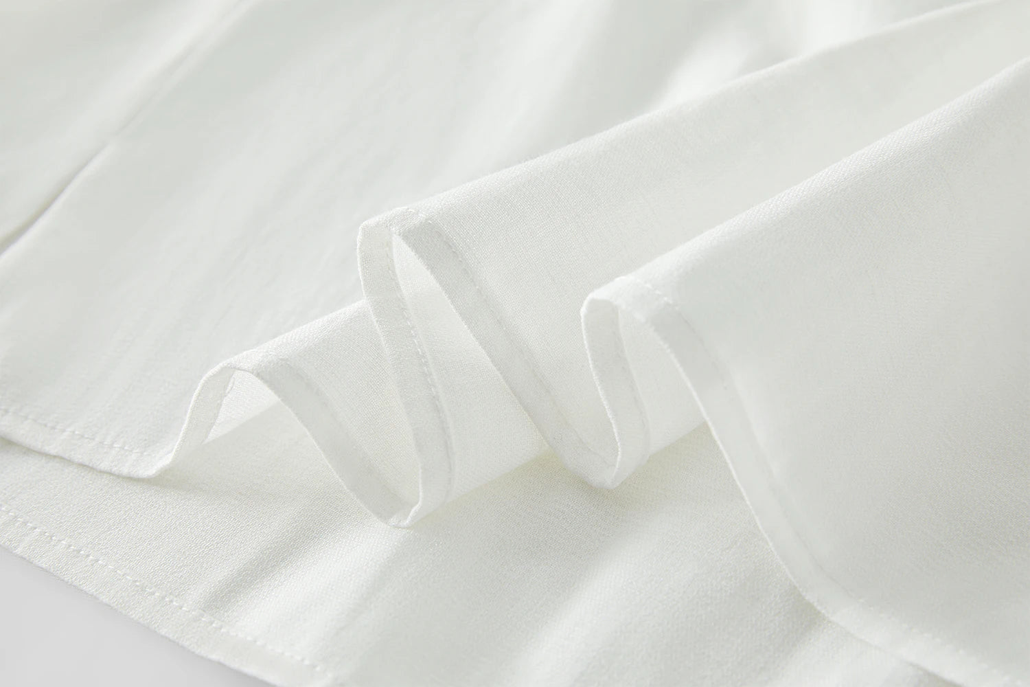 FSLE Linen Lazy Shirt Women 2025 Summer New Korean Version Pullover Loose Three-quarter Sleeve Shirt