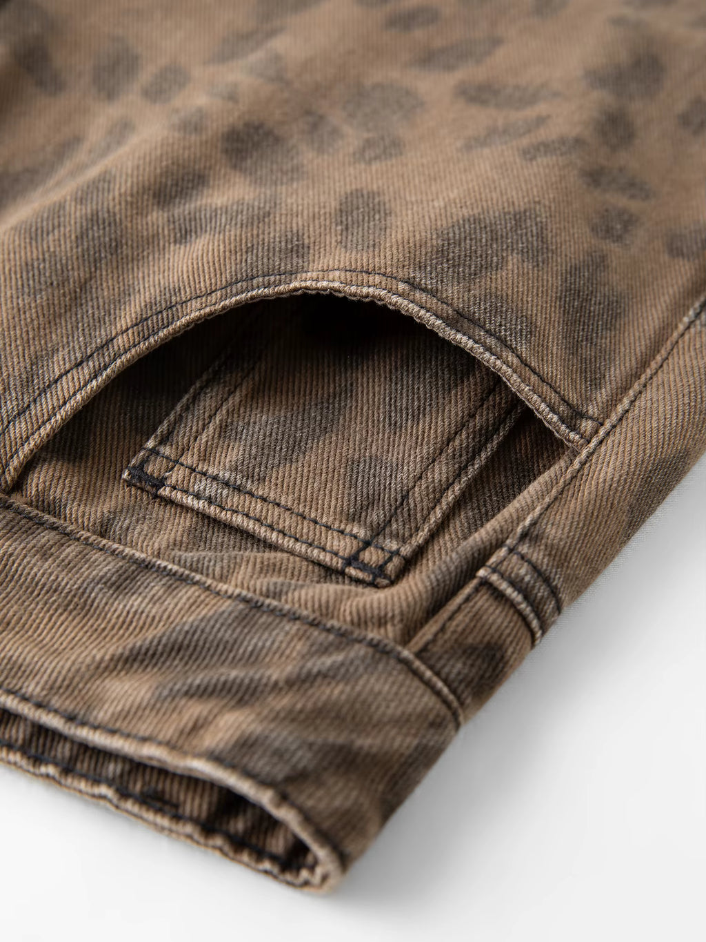 2025 New Women's Jeans Chic Brown Straight Leg Pants Cotton Washed Denim High Waist Tummy Control Slim Fit Casual Trousers