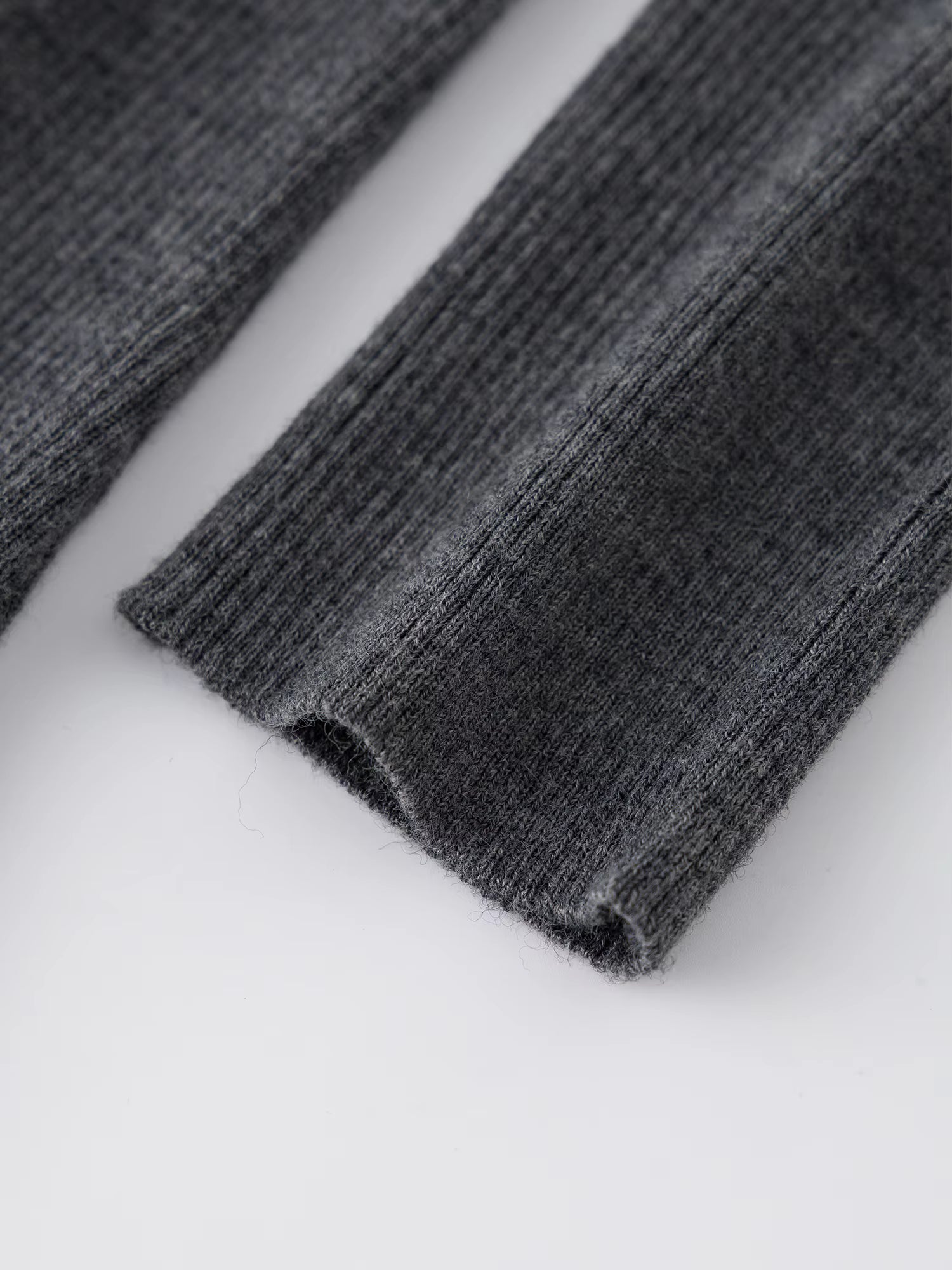 Women's Asymmetric Hem High Neck Wool Sweater 2025 Winter New Thermal Knit Top Slim Fit Casual Warm Pullover
