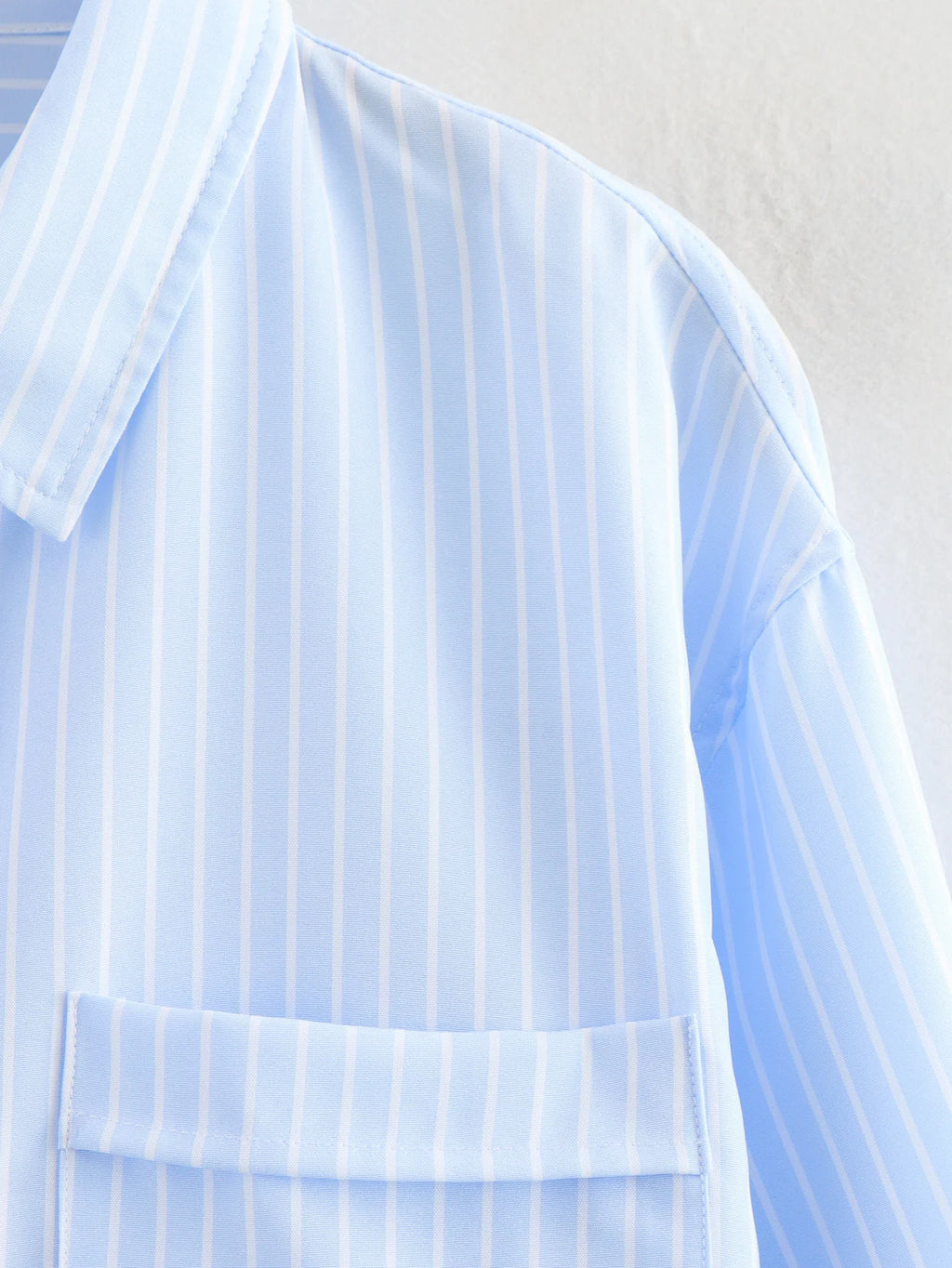 Women's Striped Button-Up Shirt – Casual Long Sleeve 4 colours available