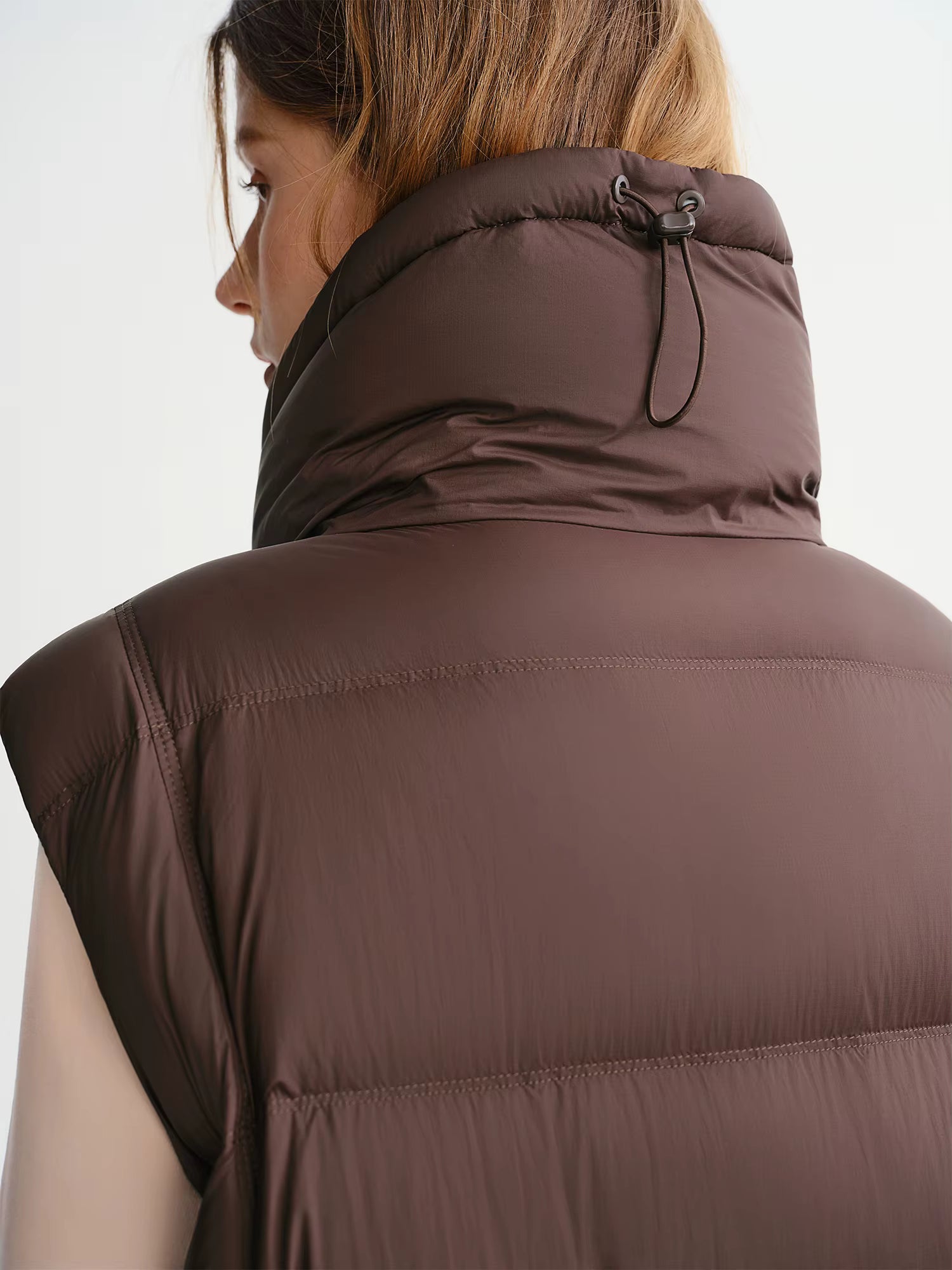 New Arrival Women Thermal Down Vest 2025 Winter Double Zip Lightweight Warm Sleeveless Jacket for Outdoor Travel Commuter