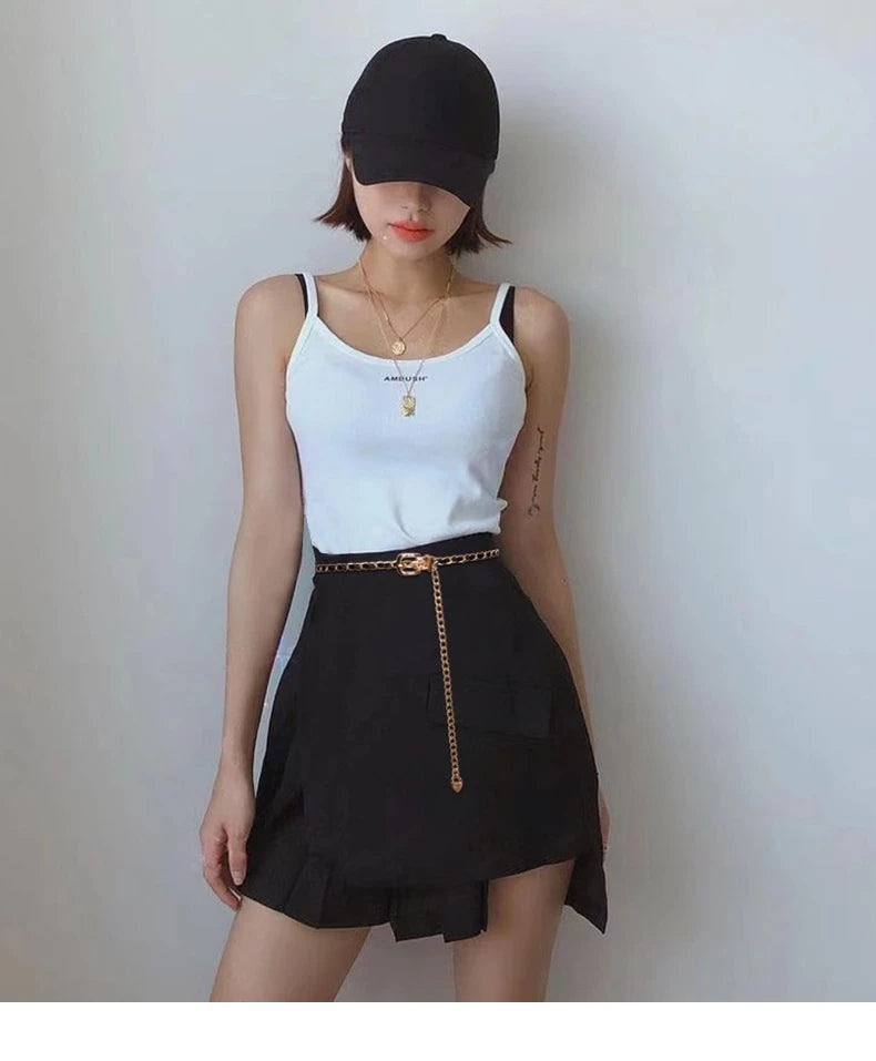 Metal Chain Belts for Women Waistbands Long Tassel for Suitable Jeans Suit Dress Waist Belt Luxury Brand Designer