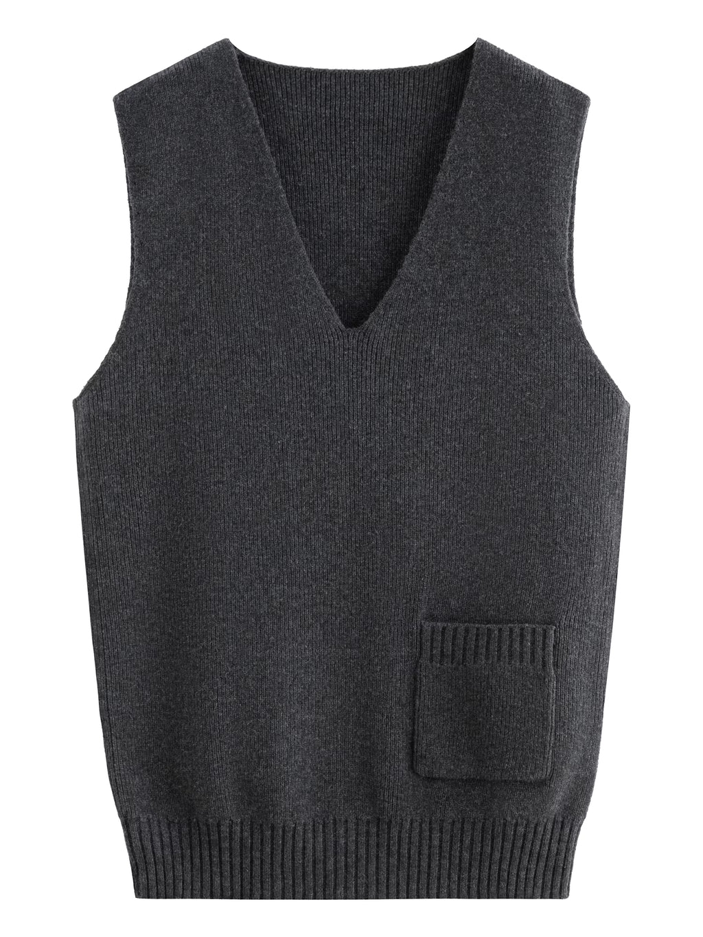 Autumn Oversized V-Neck Knit Vest for Women 2025 Winter New Sleeveless Pullover Slimming Layering Piece Loose Fit Tank Top