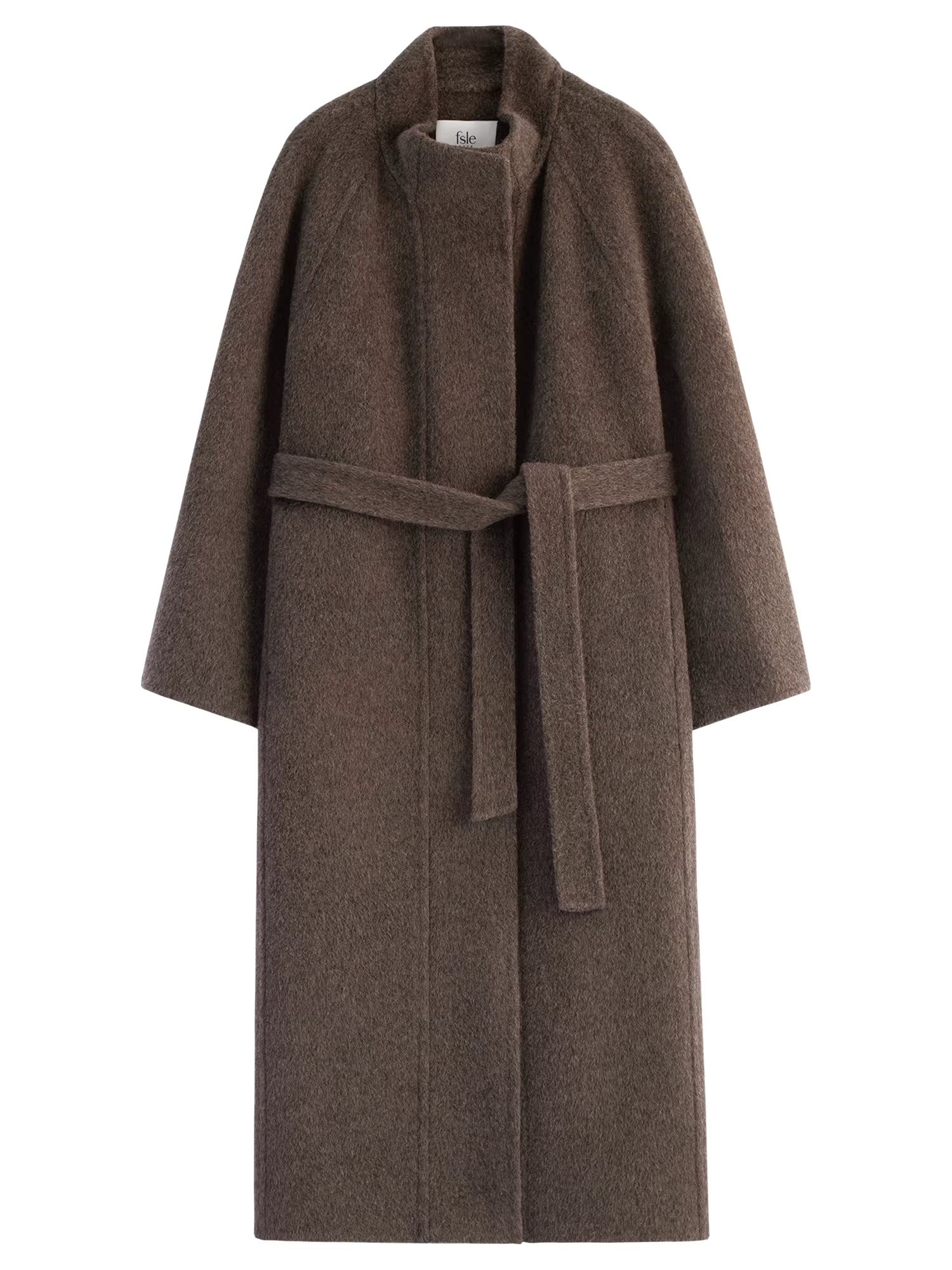 Minimalist Standing Collar Straight Cut Yak Wool Double-Faced Cashmere Coat Winter 2025 New Arrival Versatile Outerwear