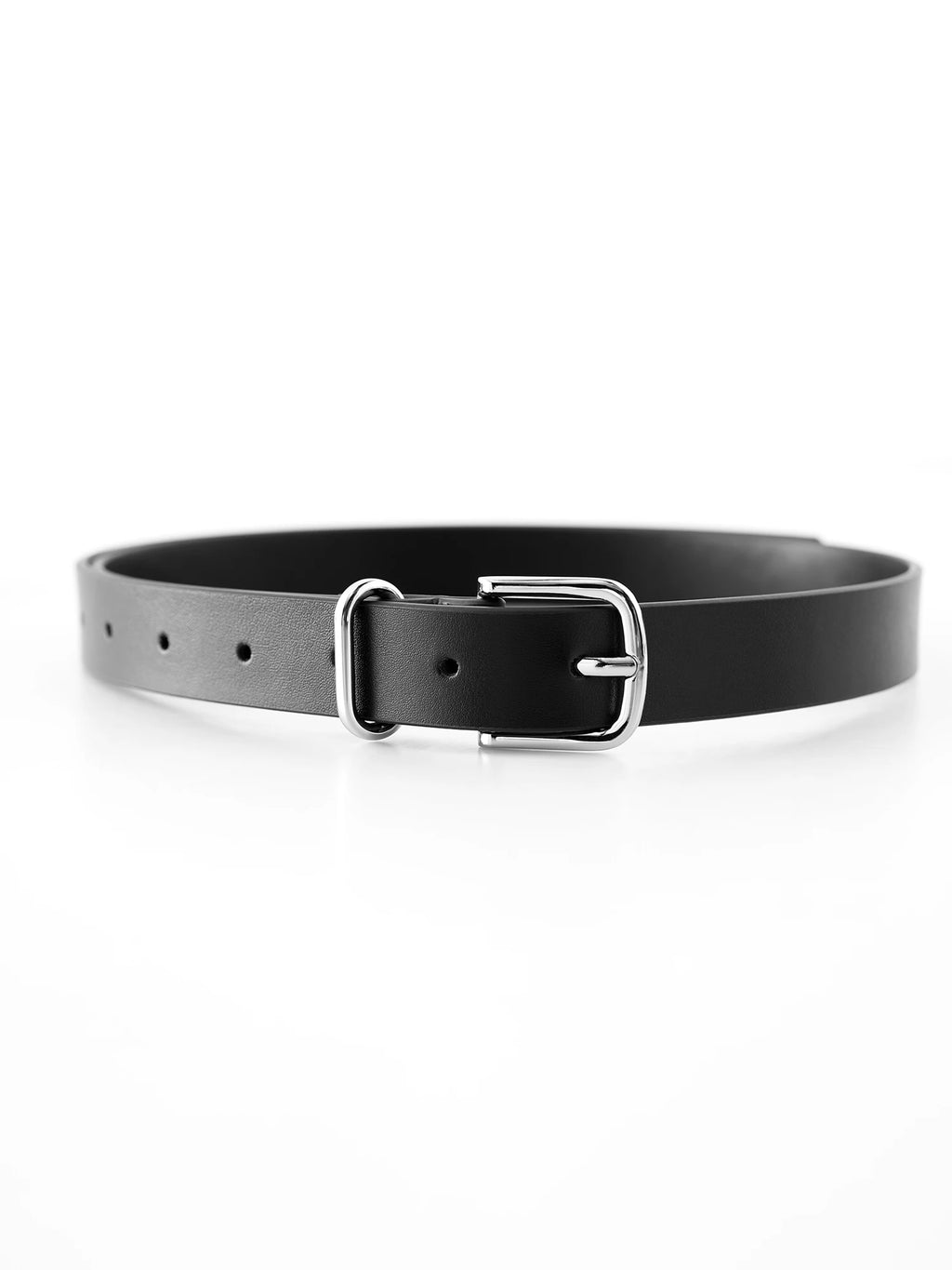 ZIQIAO Black Modern Commuting Simple Matching Genuine Leather Belt Female 2025 New Temperament Leather Belt