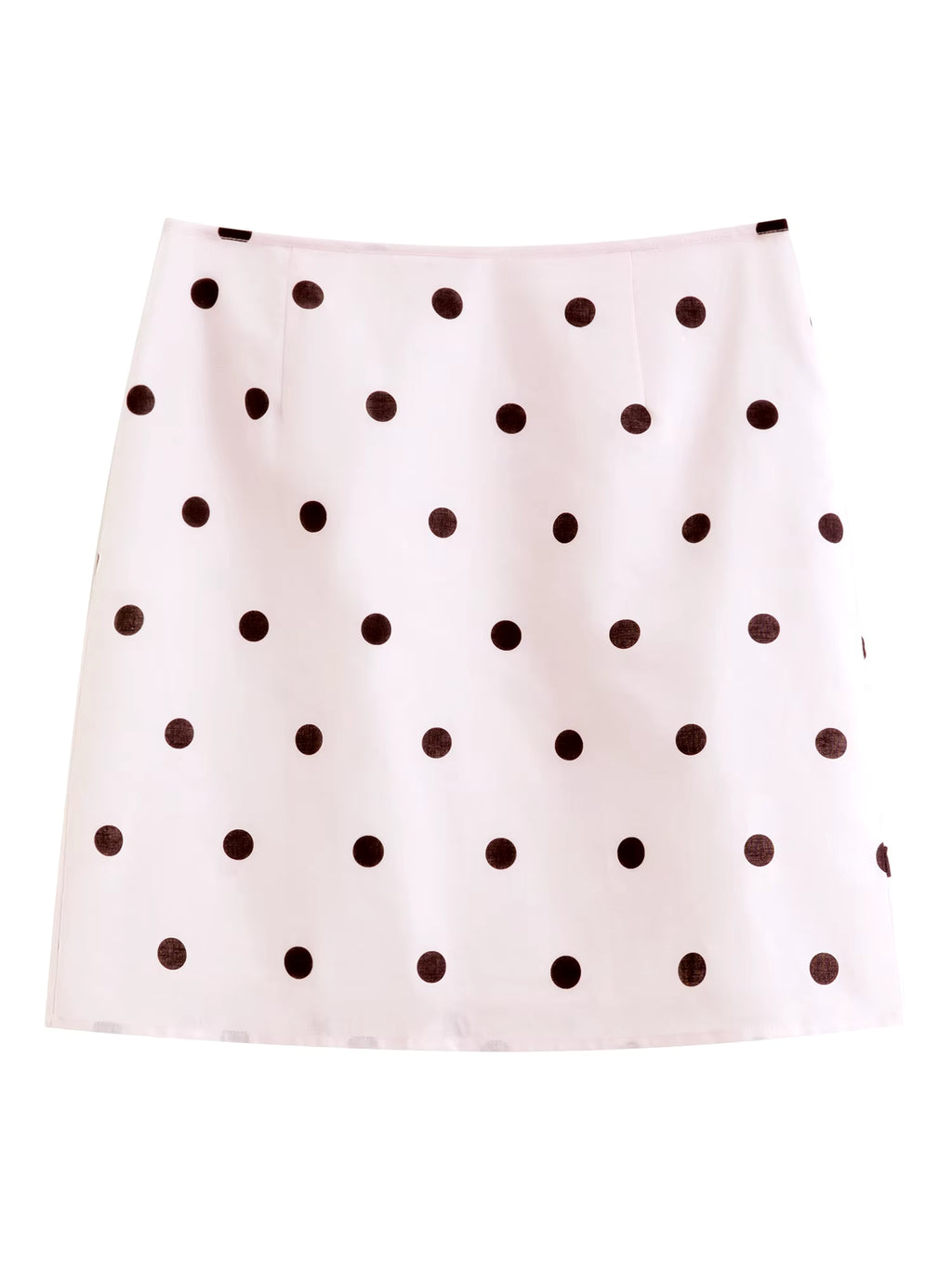 Color-blocked Light Pink Polka Dot High-waisted Japanese Style A-line Mini Skirt New Spring 2026 Style Sweet Skirt