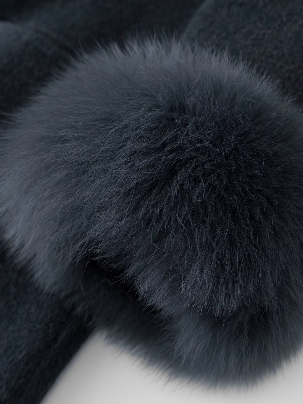 Plus Size Women's Detachable Collar Double Faced Wool Coat 2025 Winter Swan Style Tweed Overcoat Elegant Casual Outerwear