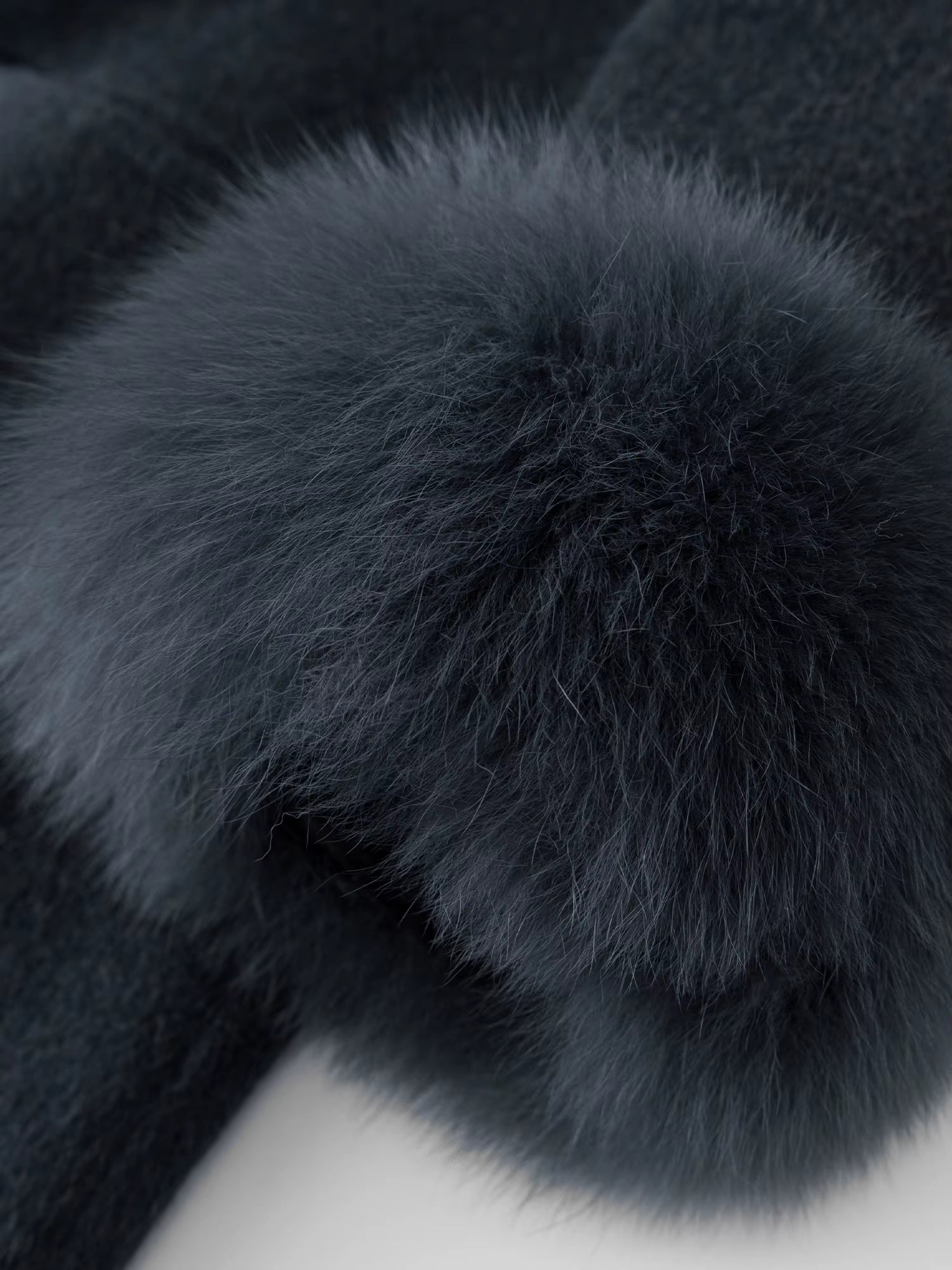 Plus Size Women's Detachable Collar Double Faced Wool Coat 2025 Winter Swan Style Tweed Overcoat Elegant Casual Outerwear